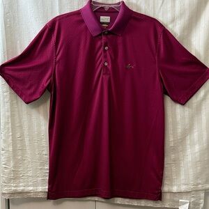 Greg Norman Collection Maroon Polo Shirt, Size L